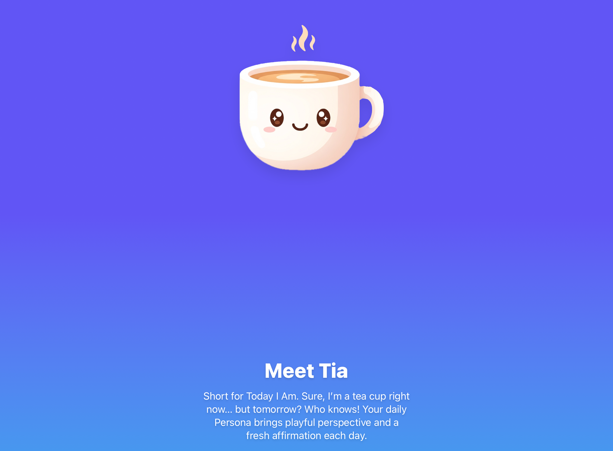 Today I Am app screenshot